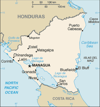 Map Nicaragua Travel Insurance Map Nicaragua Travel Insurance